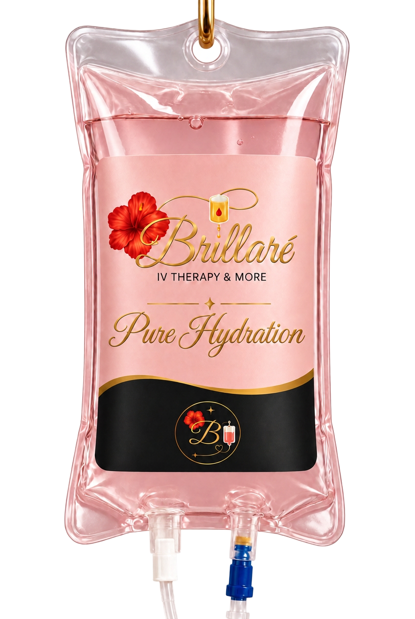 Brillaré Pure Hydration IV therapy bag