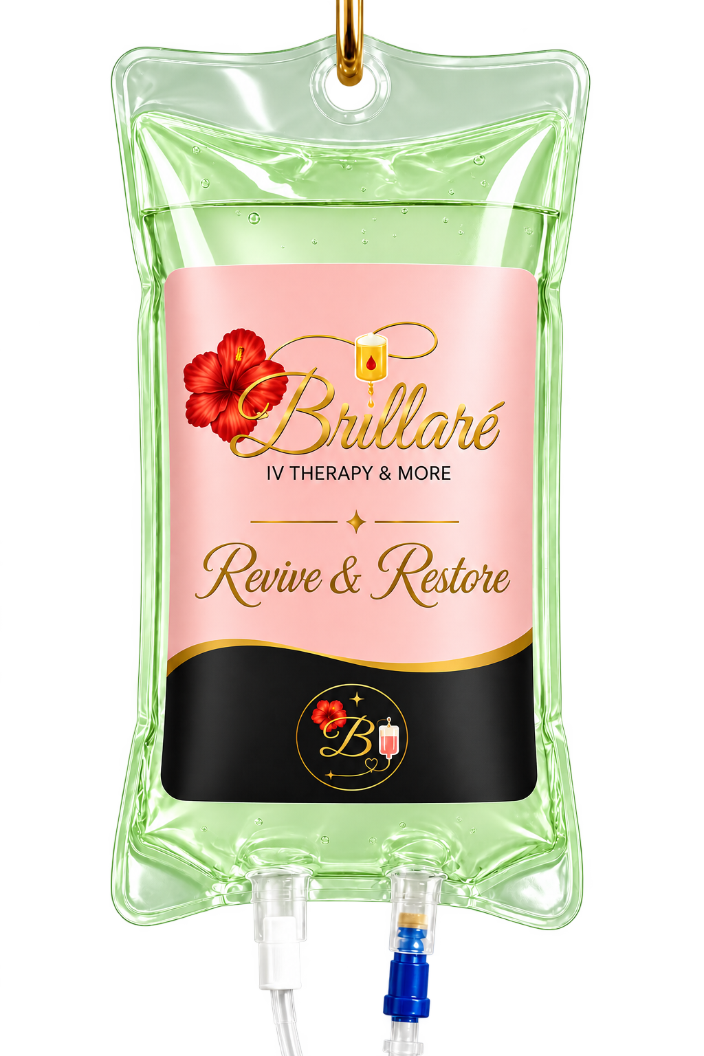 Brillaré Revive & Restore IV therapy bag